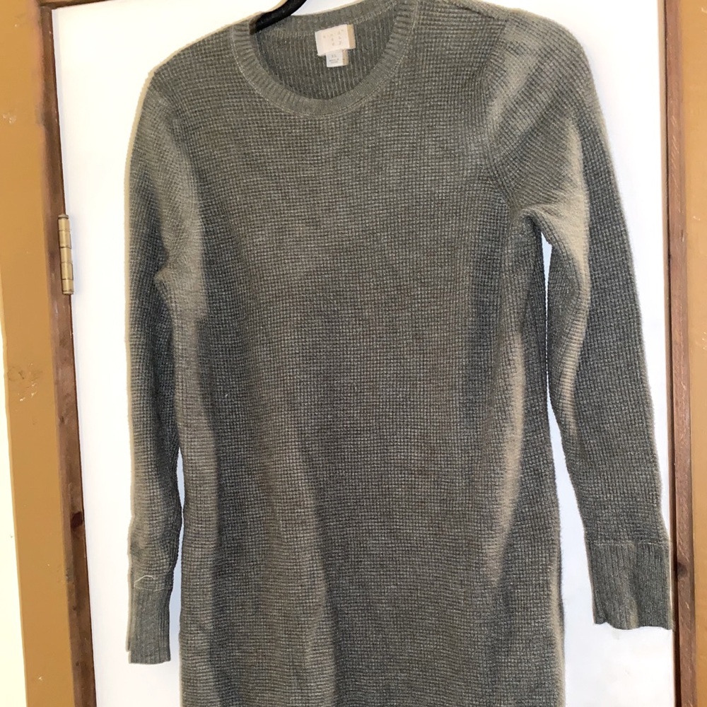 Waffle Knit Sweater Dress